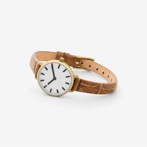 Breda minimalist leather watch